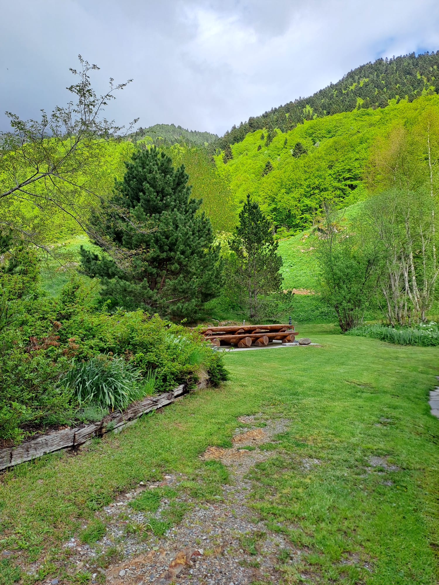 Douce pause dans un écrin vert