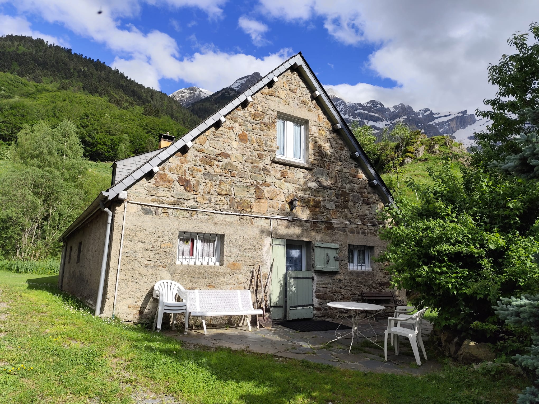 Instants paisibles sur la terrasse